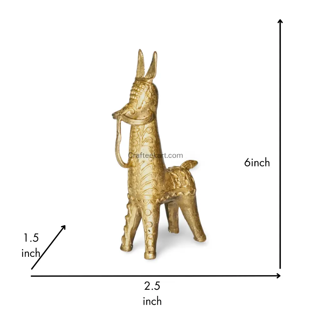 Dokra bronze horse table top side L wb dem_result.webp