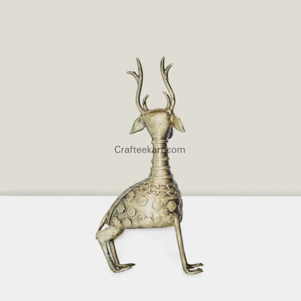 Dokra bronze deer table top side R_result.webp