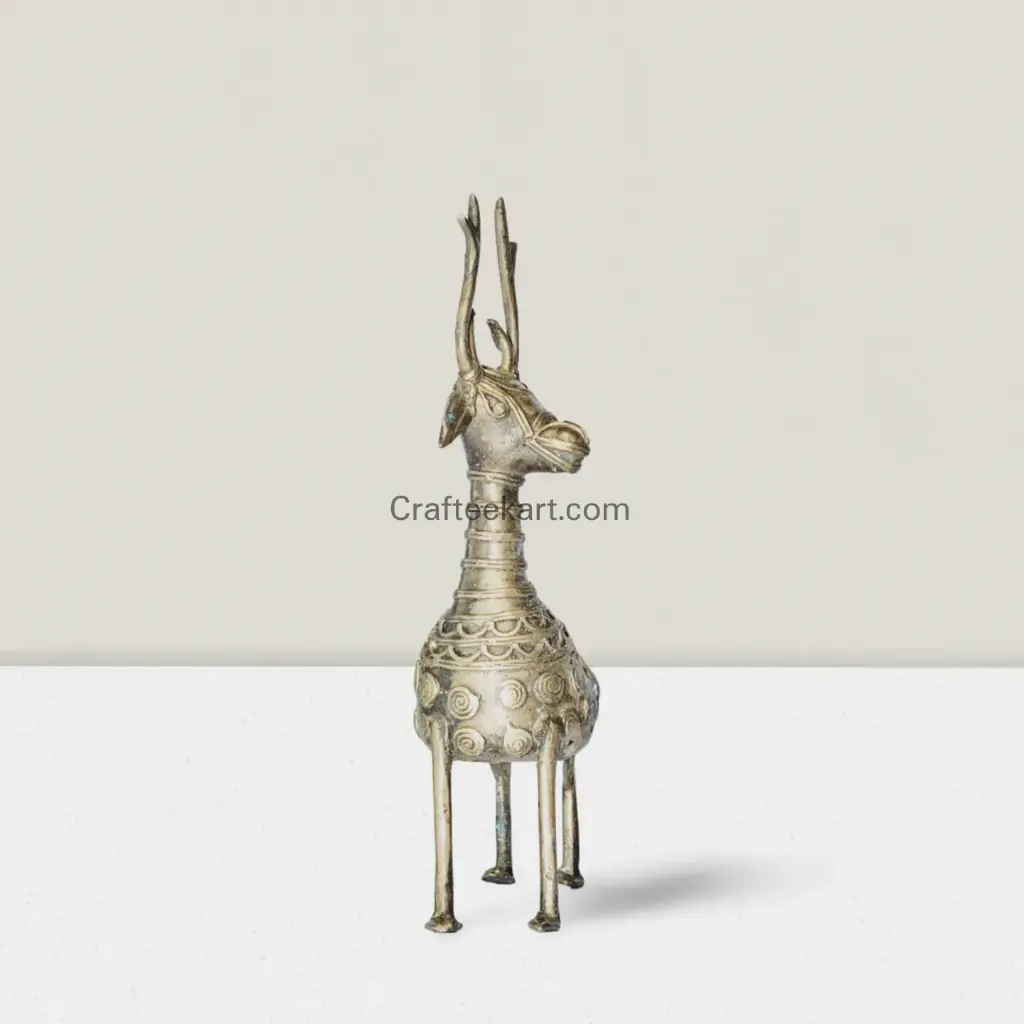 Dokra bronze deer table top front_result.webp