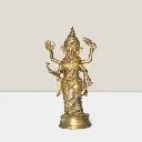 Dokra Metal Sculpture of Lord Vishnu tt front_result.webp