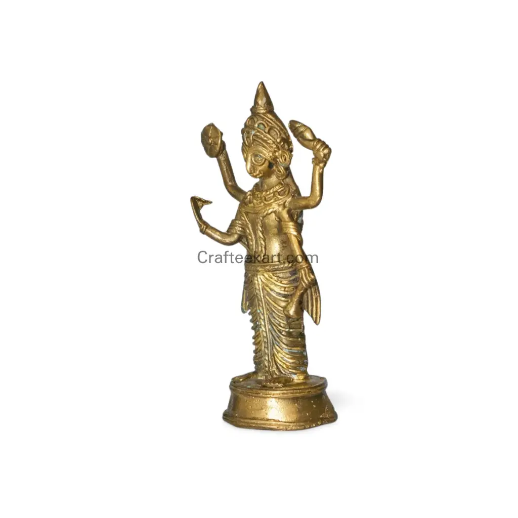 Dokra Metal Sculpture of Lord Vishnu wb side L_result.webp