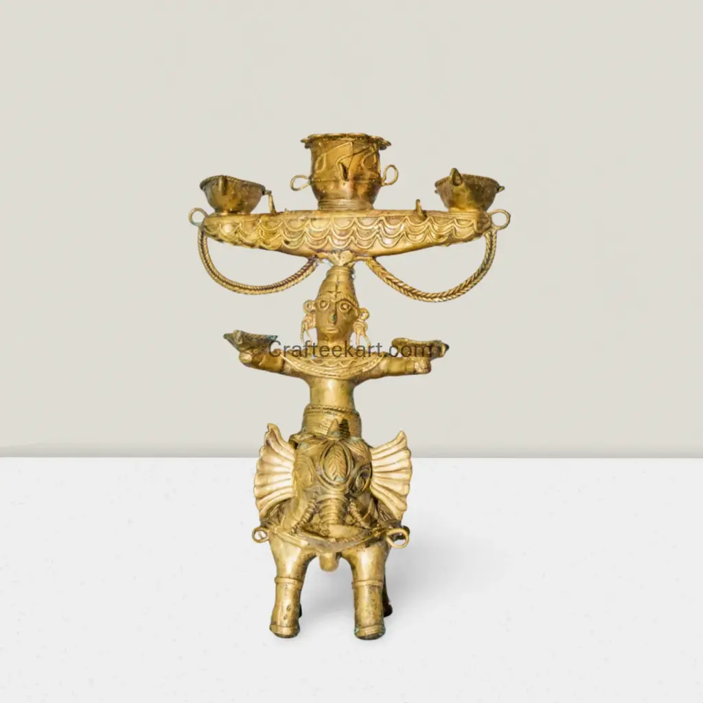 Dokra multi-tiered lamp TT front_result.webp