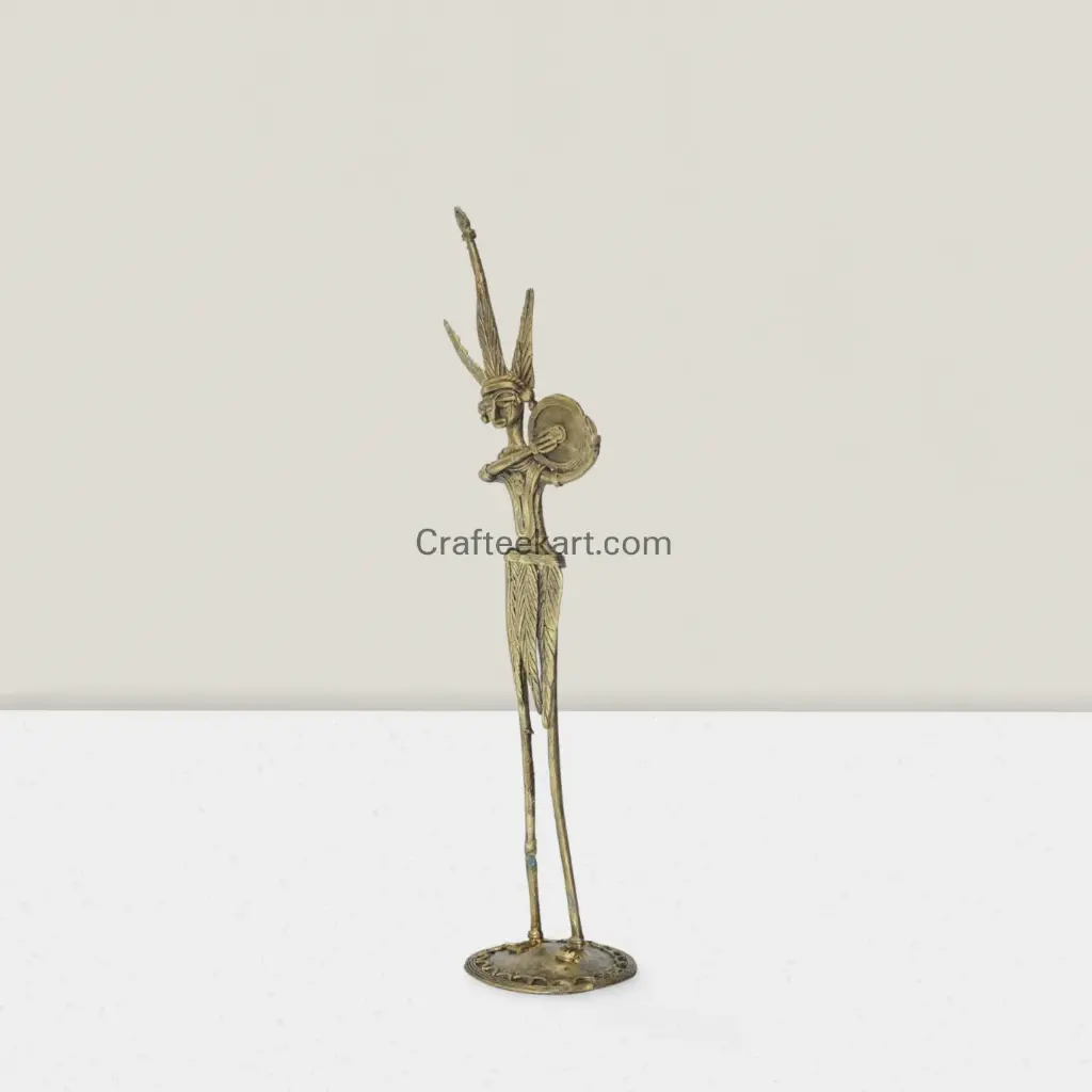 Dokra bronze tribal musician D2  side_result.webp