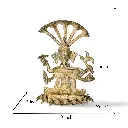 Dokra bronze pancchamukhi ganesh wb front dem_result.webp