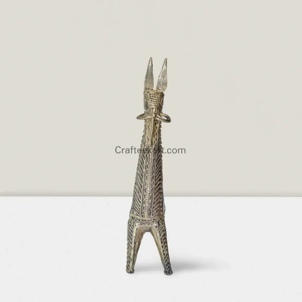 Dokra Bronze horse tabletop front_result.webp