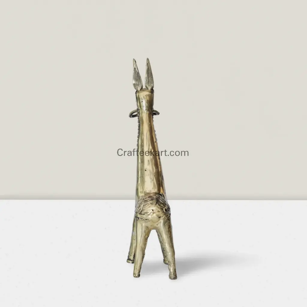 Dokra Bronze horse tabletop back_result.webp