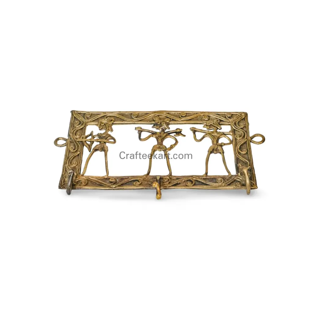 Dokra Key Hanger white background top view_result.webp