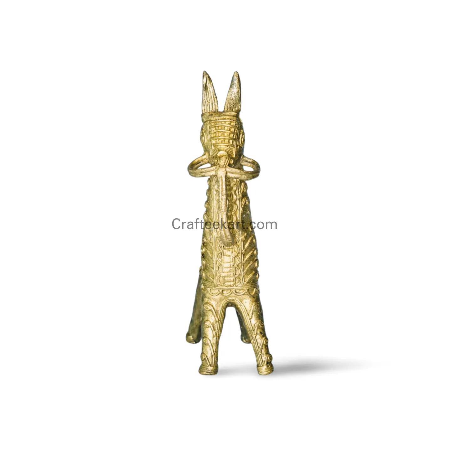 [DOK-BR-HOR-S2-018] Dokra Bronze Horse Figurine